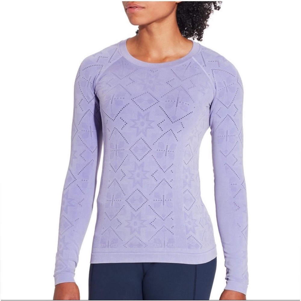NWT Calia By Carrie Underwood Purple Seamless Long Sleeve - Size M